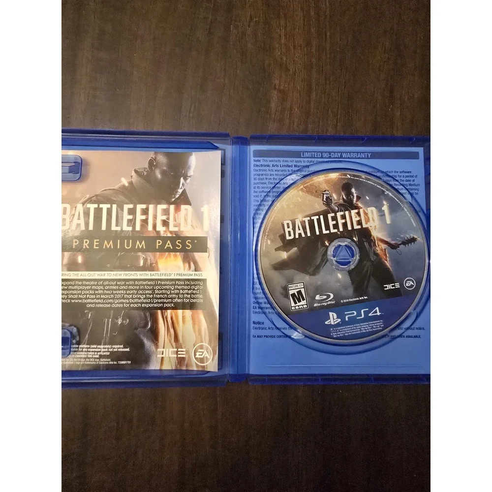 Battlefield‎ 1 PS4 Sony Playstation 4 EA M Mature 17+
